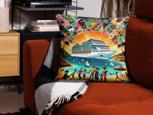 Haiti Pride Swimwear Front Print