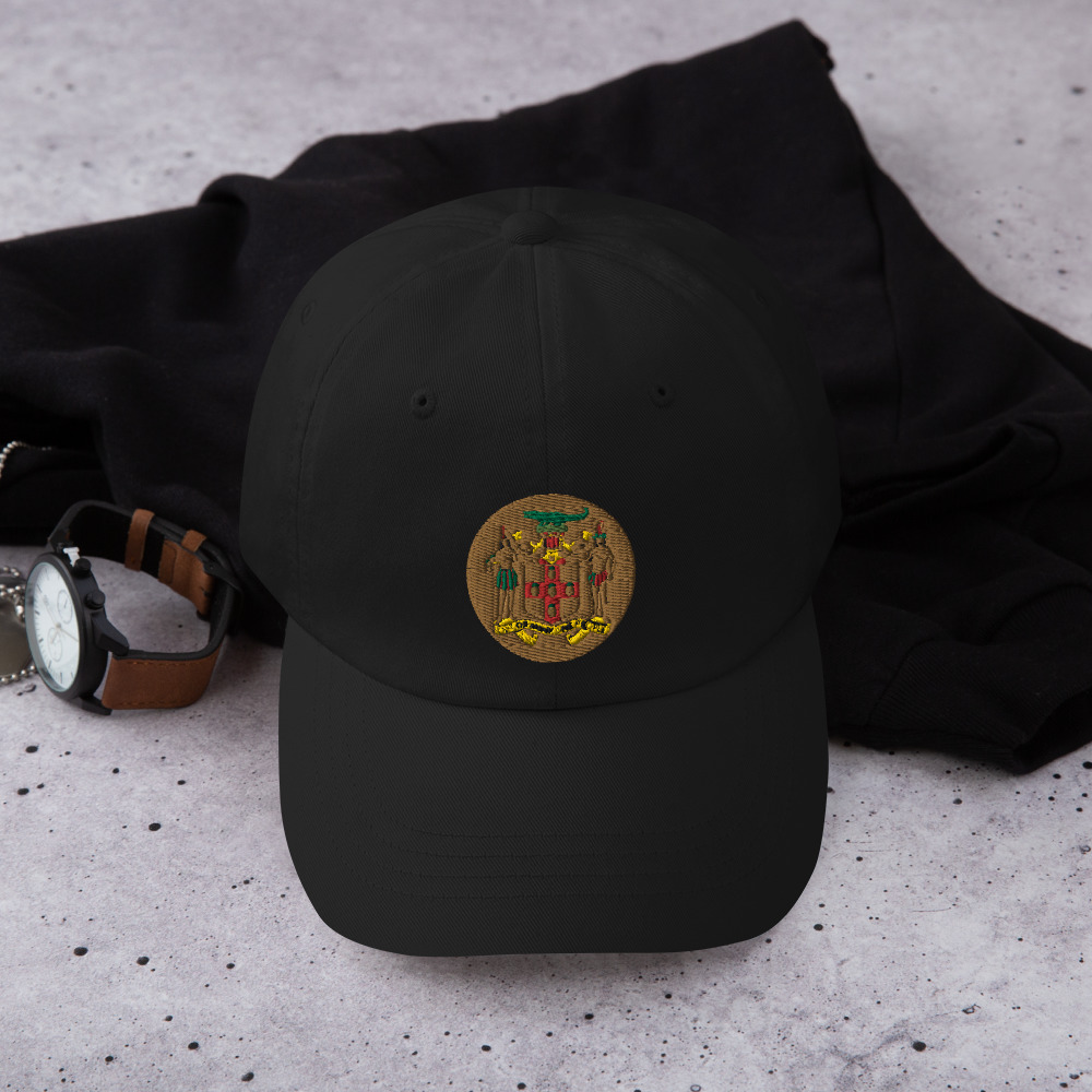Jamaica Pride Classic Dad Hat - Spruce - Image 2