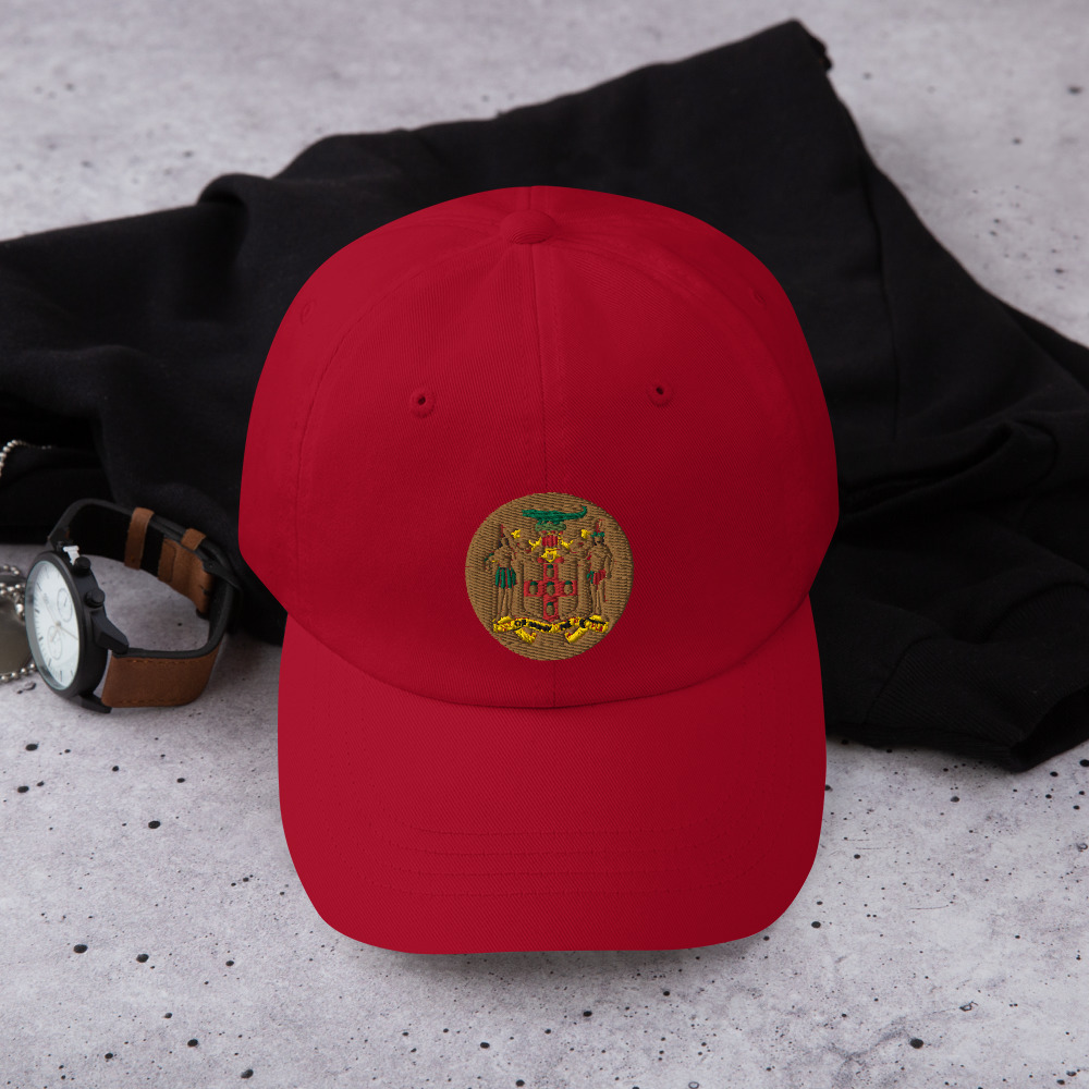 Jamaica Pride Classic Dad Hat - Spruce - Image 3