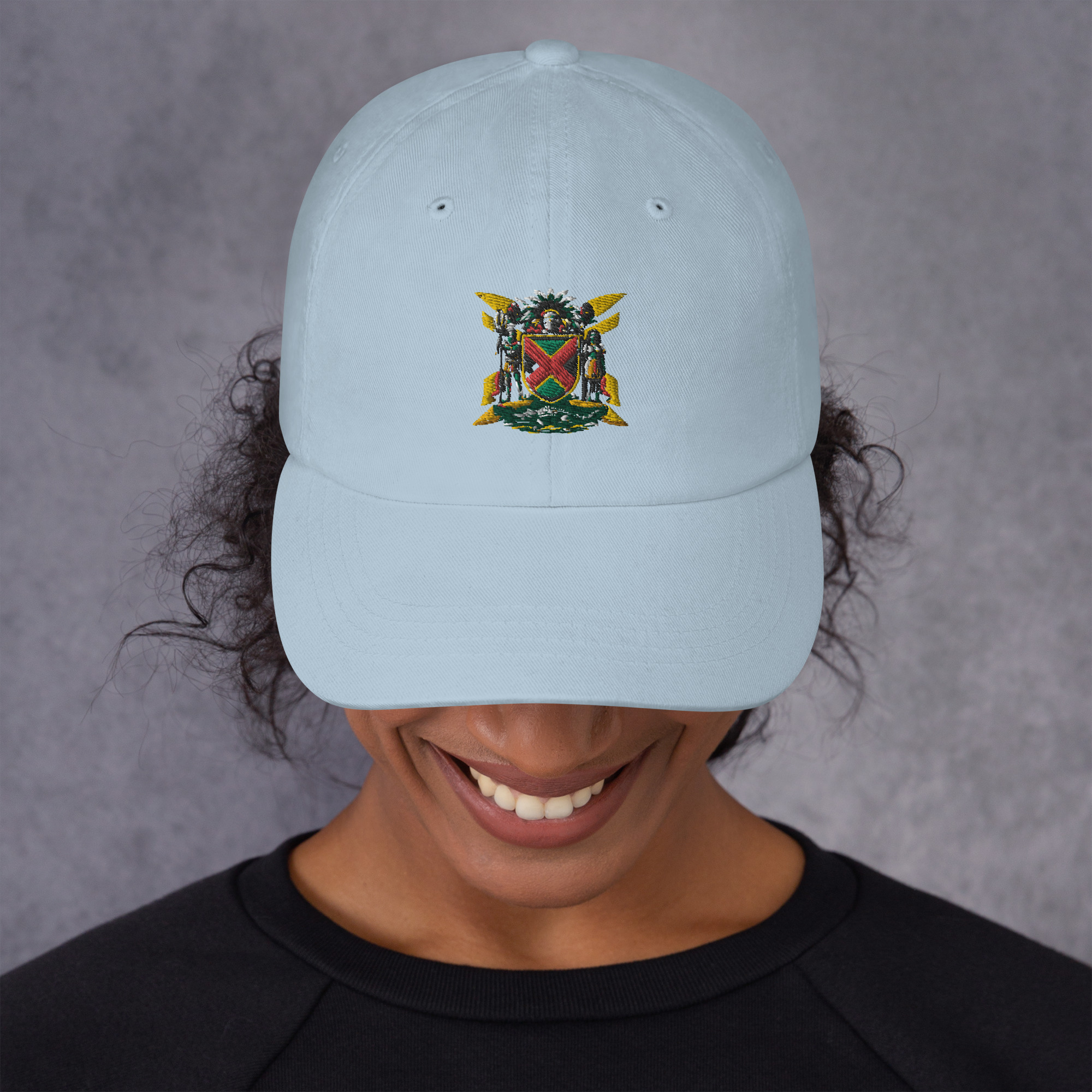Jamaica Pride Classic Dad Hat - Black - Image 5