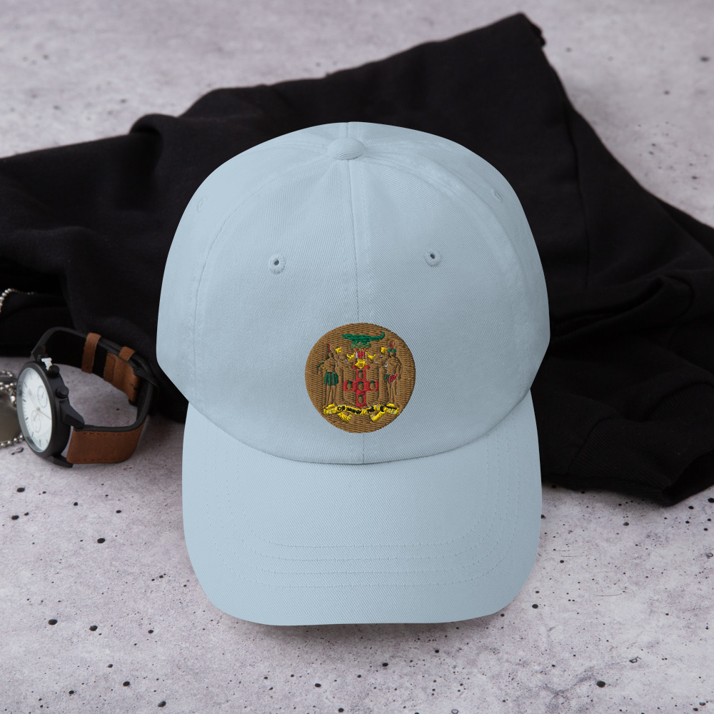 Jamaica Pride Classic Dad Hat - Spruce - Image 7