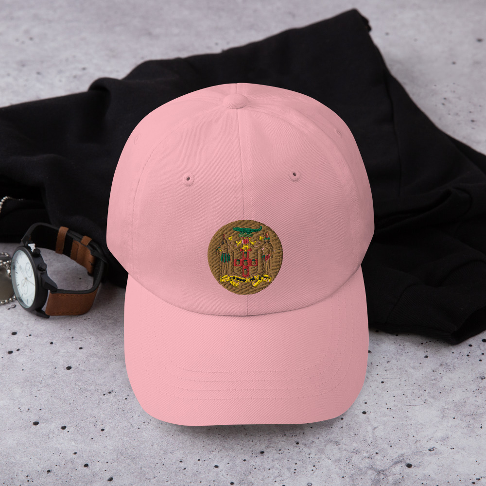 Jamaica Pride Classic Dad Hat - Spruce - Image 6