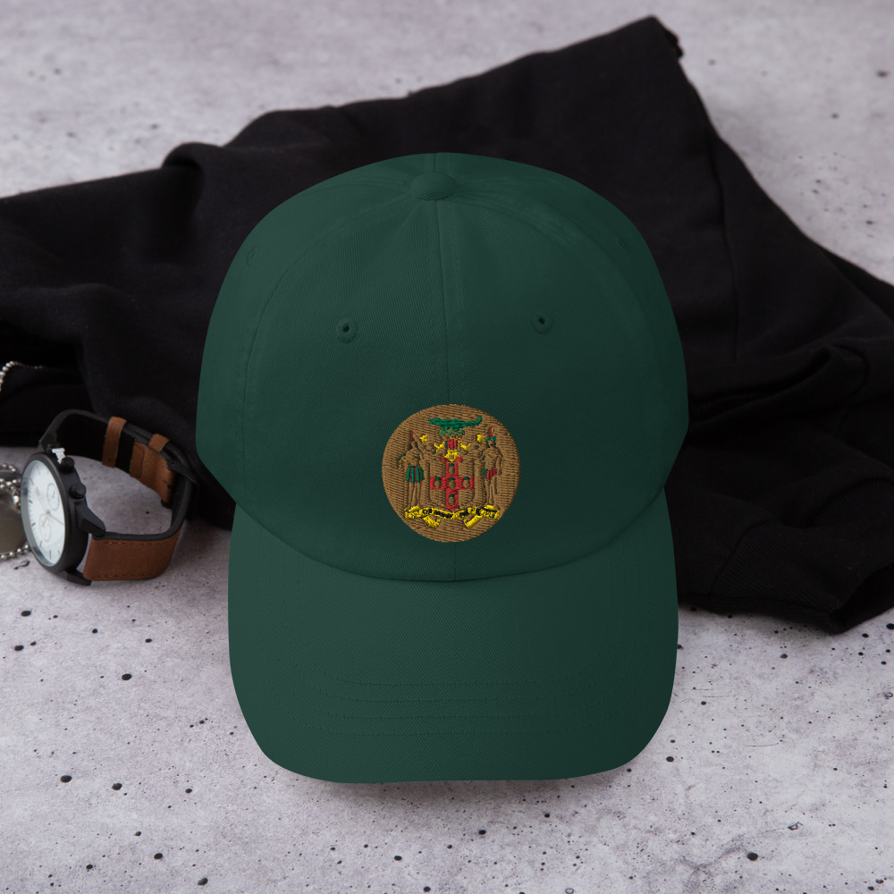Jamaica Pride Classic Dad Hat - Spruce