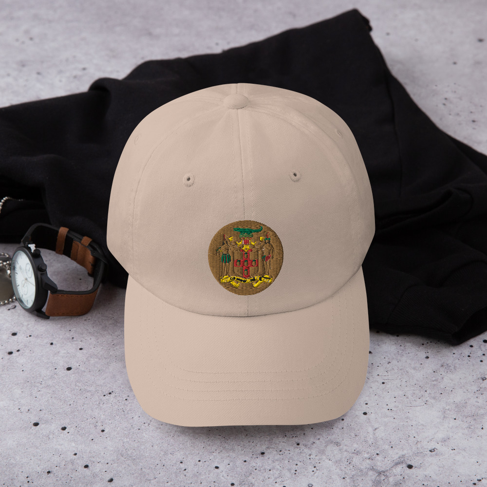 Jamaica Pride Classic Dad Hat - Spruce - Image 5