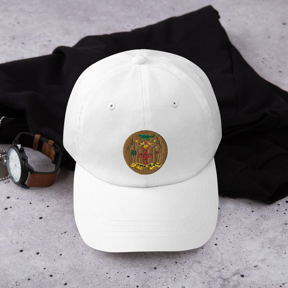 Jamaica Pride Classic Dad Hat - Spruce - Image 8
