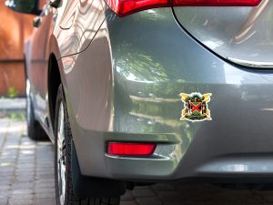 Jamaica Pride Kiss-Cut Stickers - White