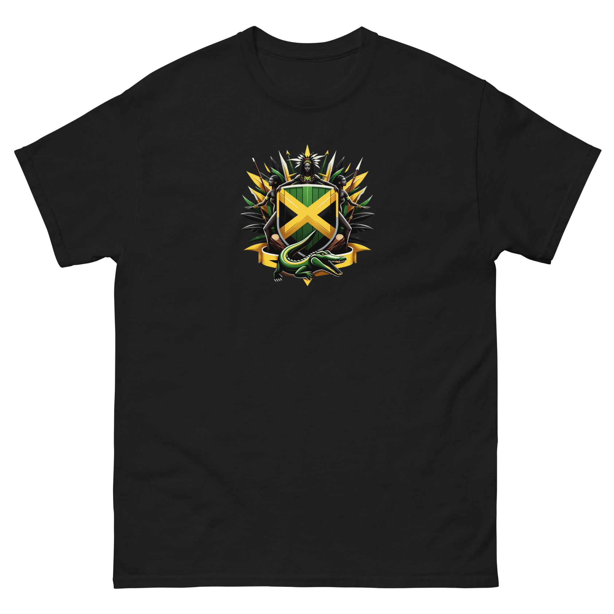 Jamaica Pride Mens Classic Tee - Red - Image 3