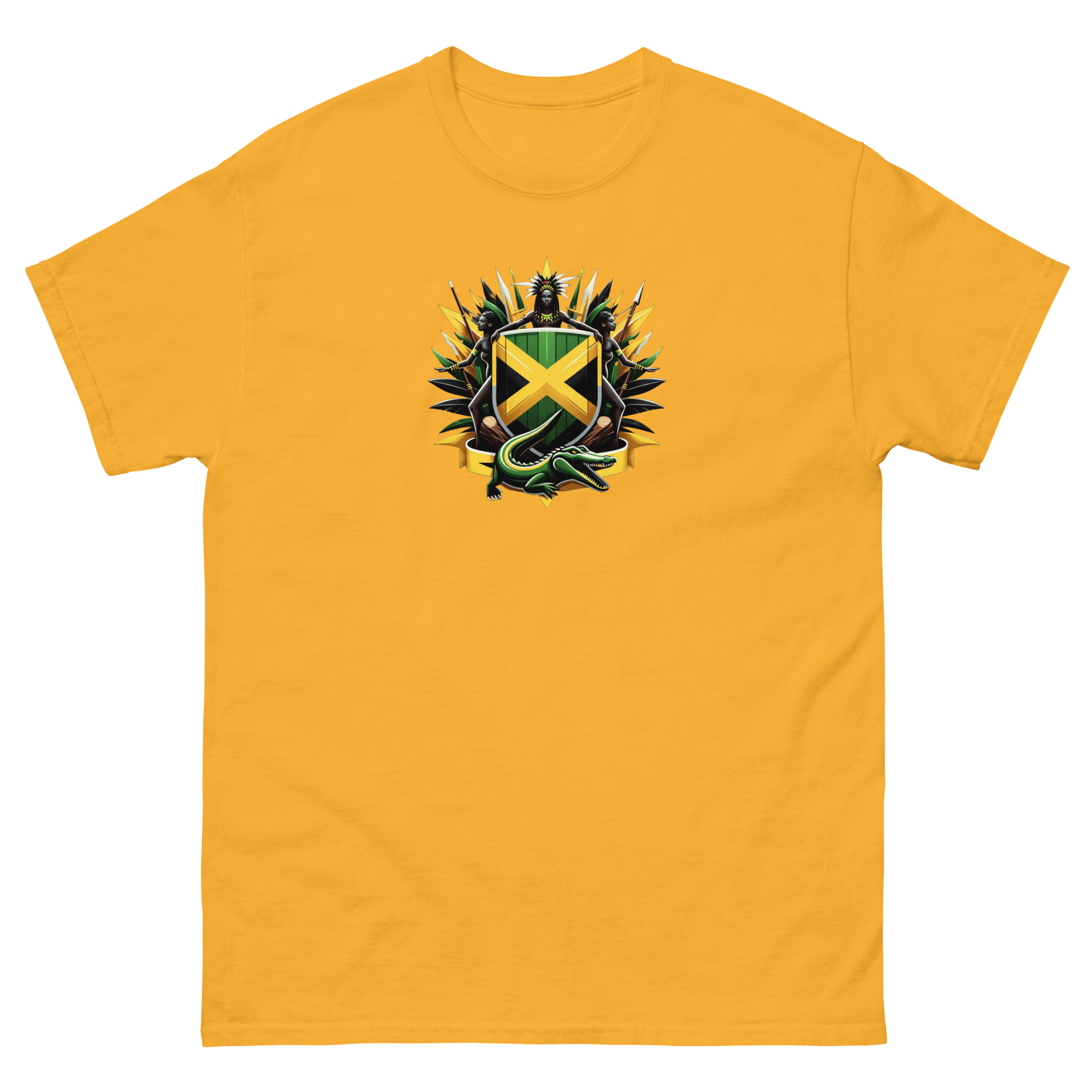 Jamaica Pride Mens Classic Tee - Red - Image 8