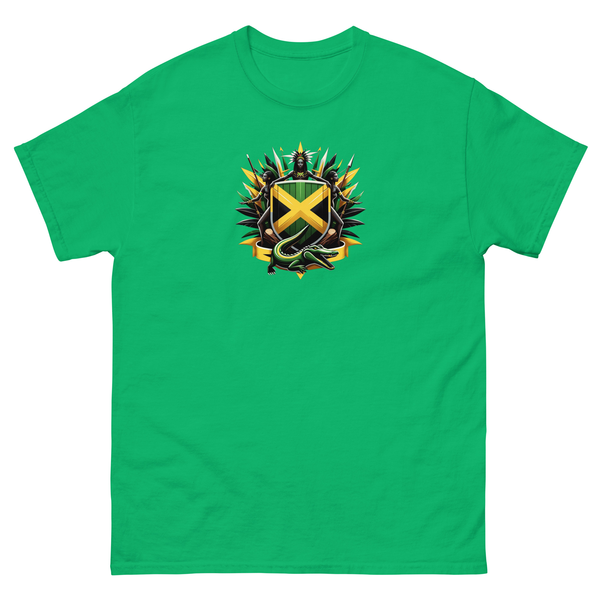 Jamaica Pride Mens Classic Tee - Red - Image 7