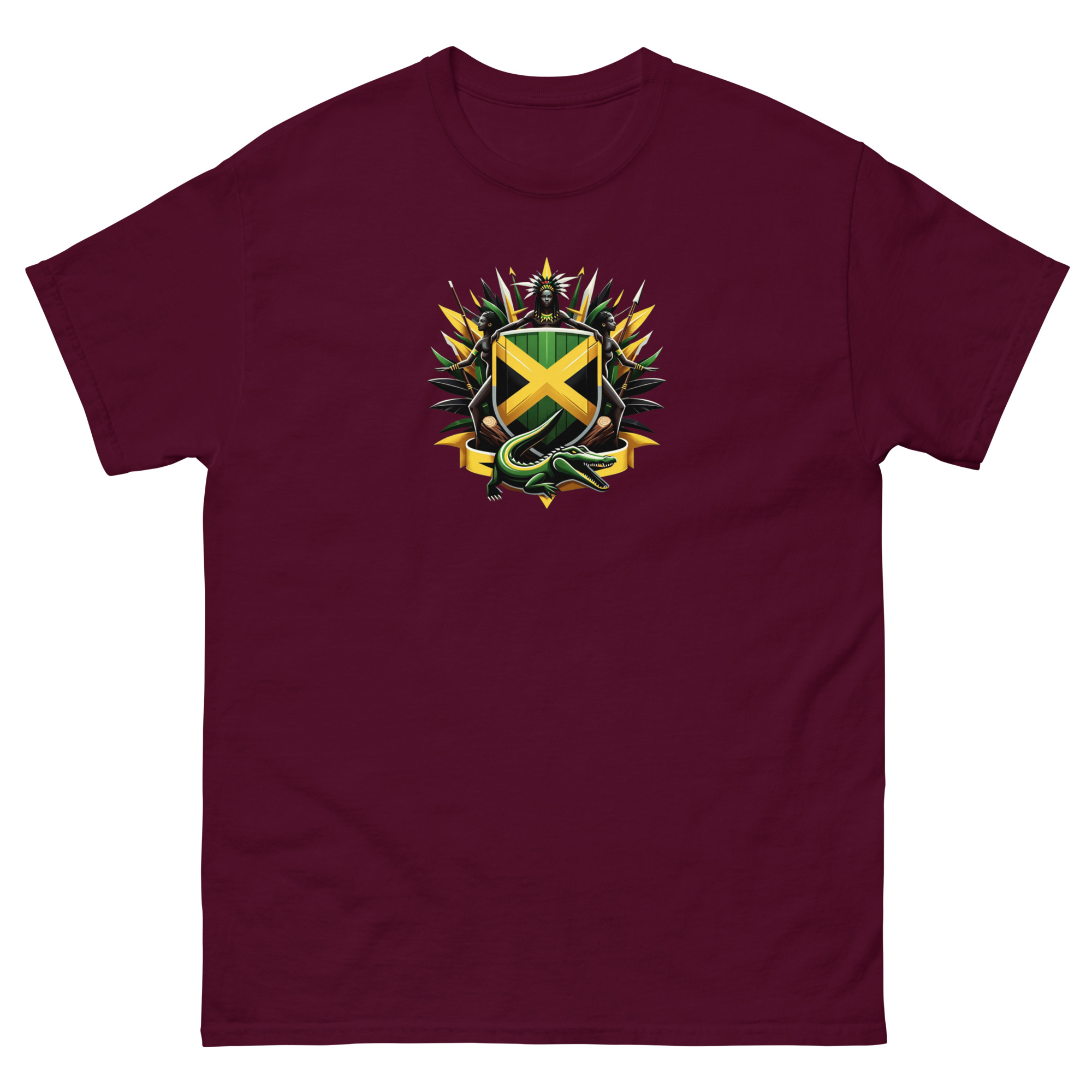 Jamaica Pride Mens Classic Tee - Red - Image 2