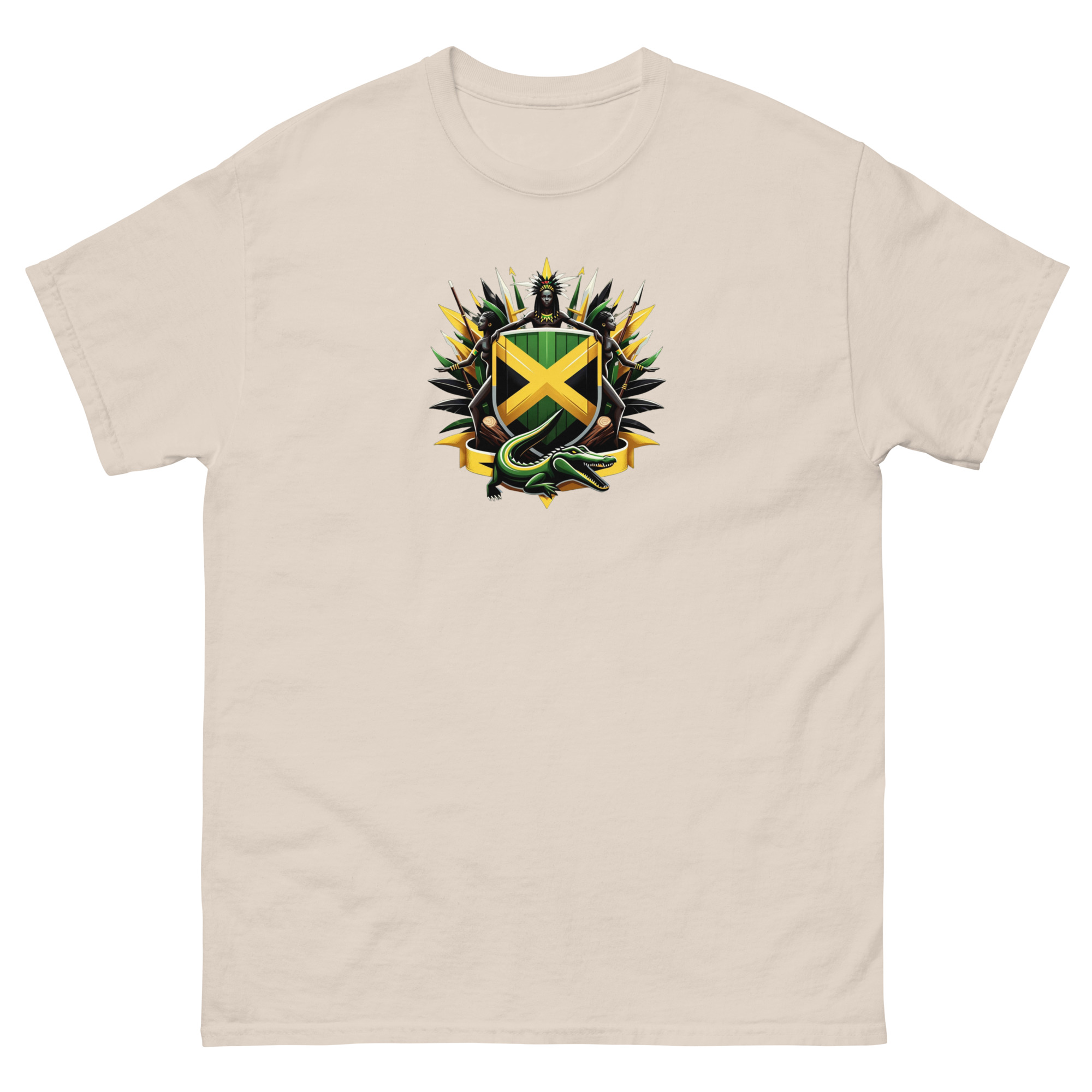 Jamaica Pride Mens Classic Tee - Red - Image 9