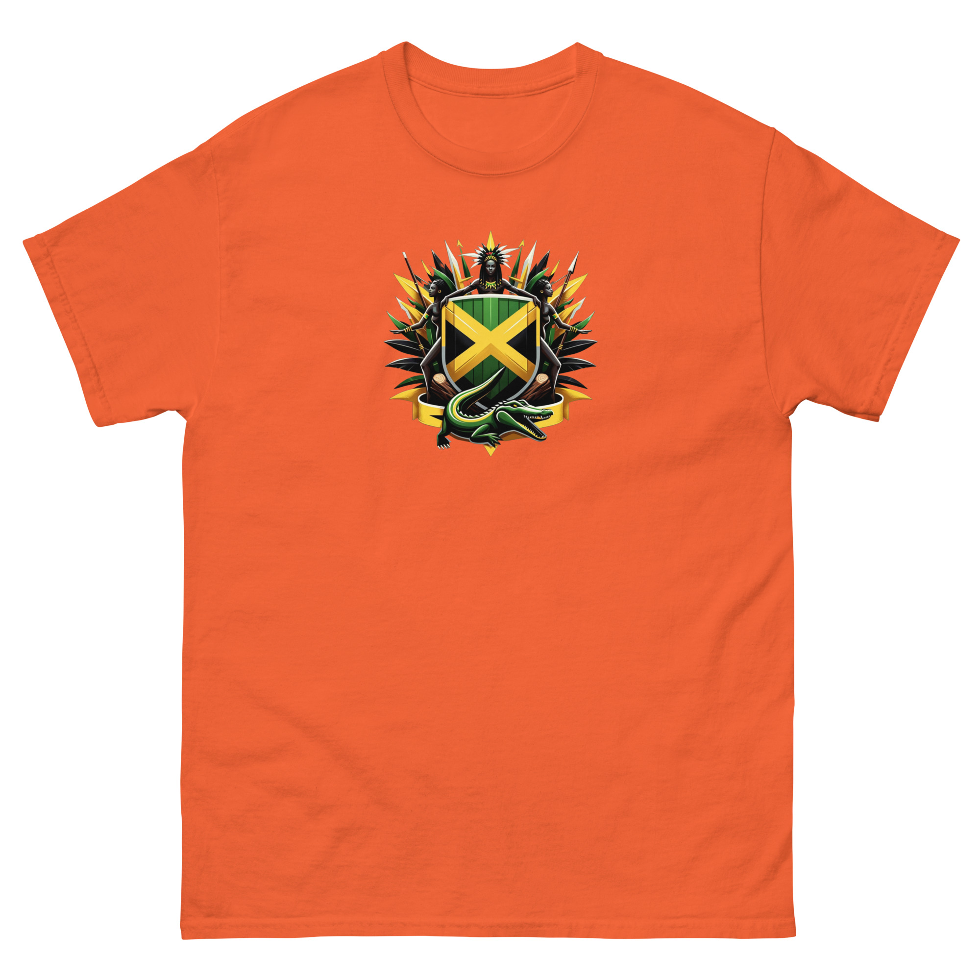 Jamaica Pride Mens Classic Tee - Red - Image 6