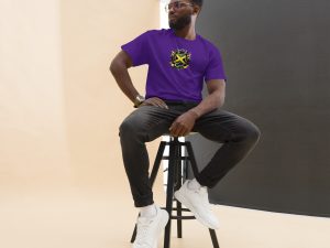 Jamaica Pride Mens Classic Tee - Purple