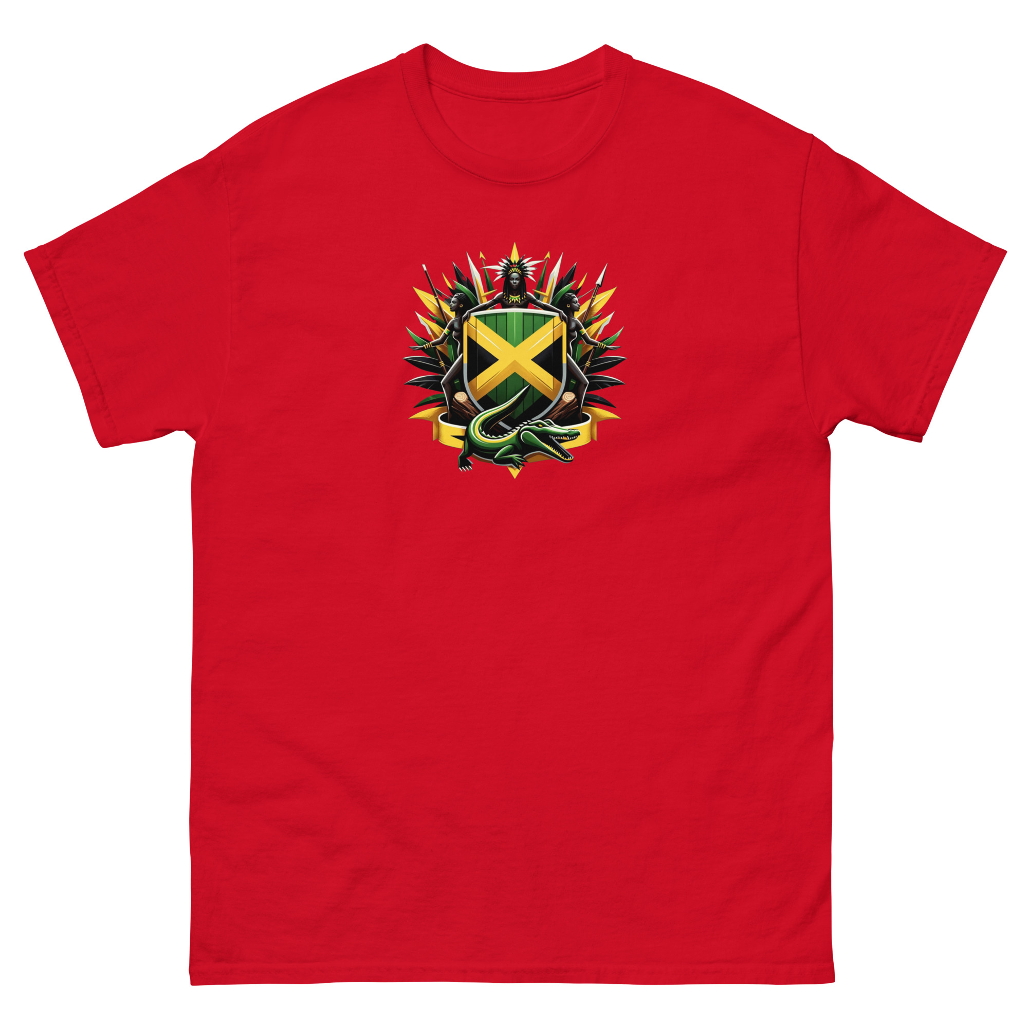 Jamaica Pride Mens Classic Tee - Red