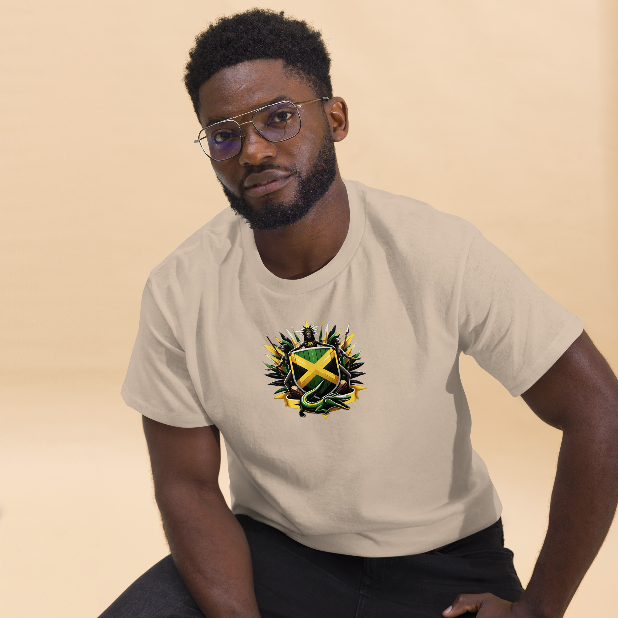 Jamaica Pride Mens Classic Tee - Purple - Image 22
