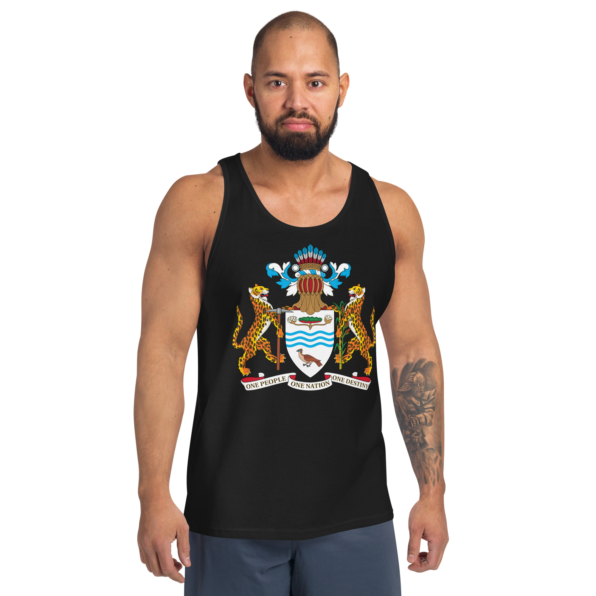 Guyana Pride T-Shirt - Red - Image 2