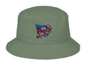 Haiti Pride Organic Bucket Hat - Dill