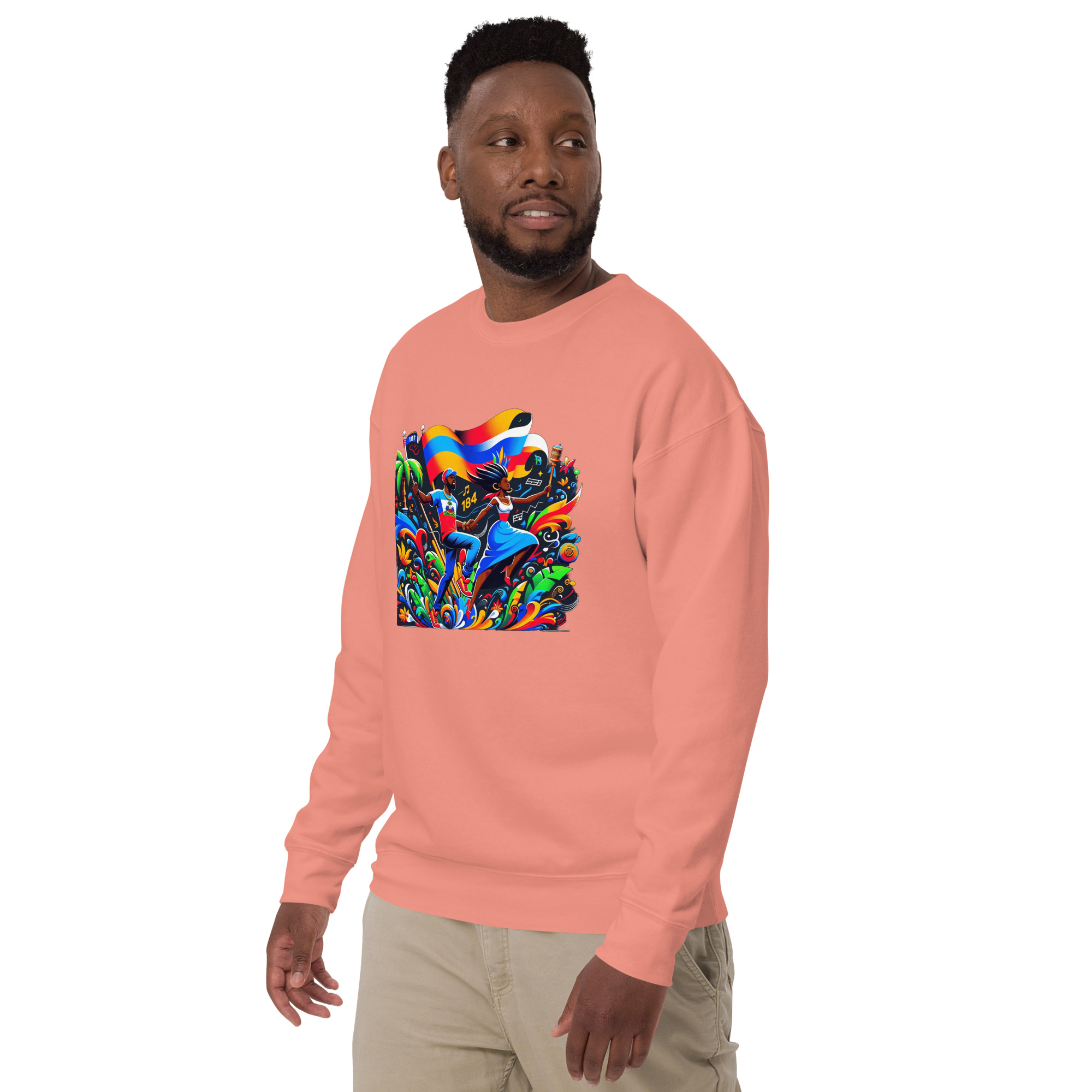 Haiti Pride Hoodie - Navy - Image 17
