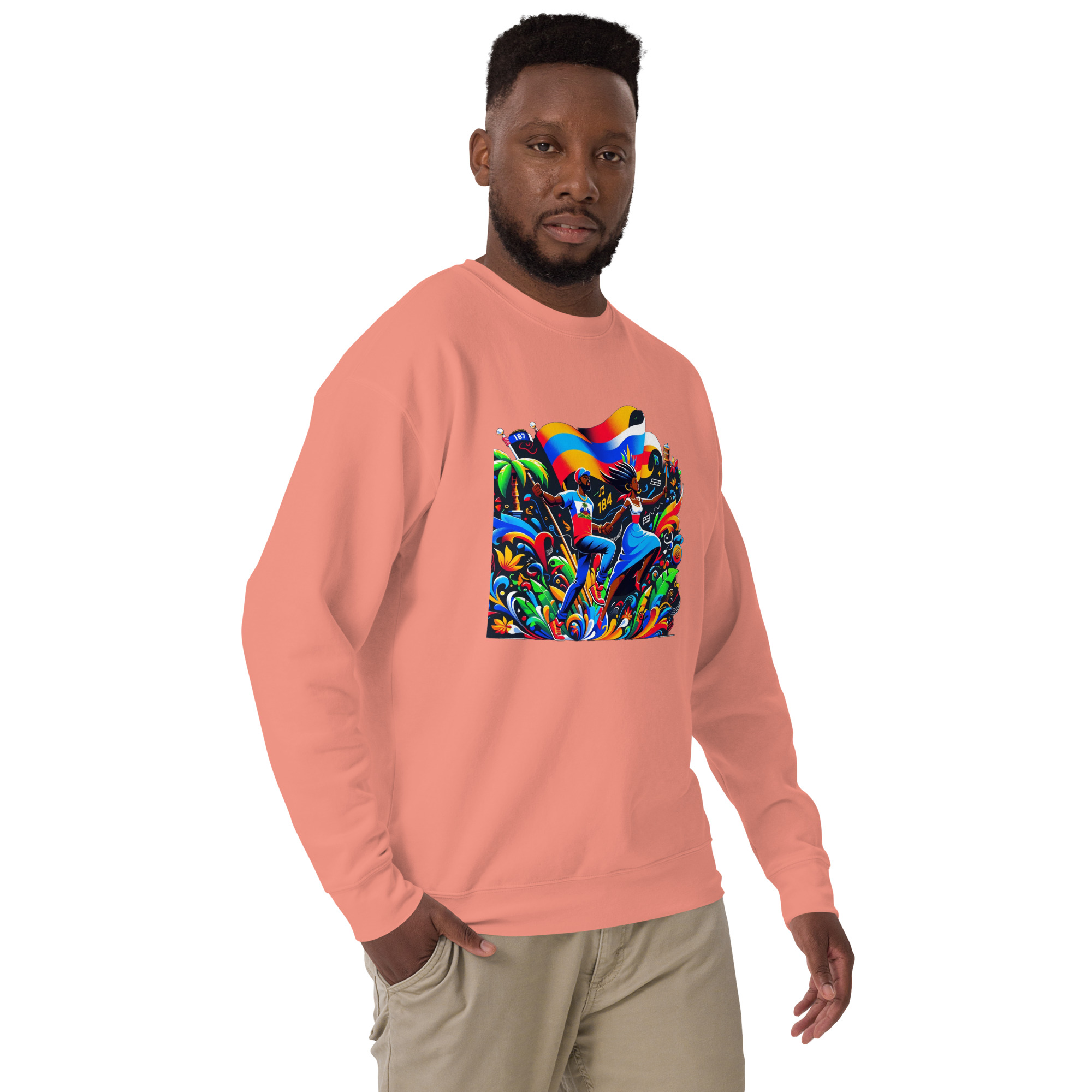 Haiti Pride Hoodie - Navy - Image 18