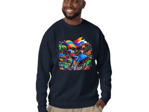 Haiti Pride Hoodie - Navy