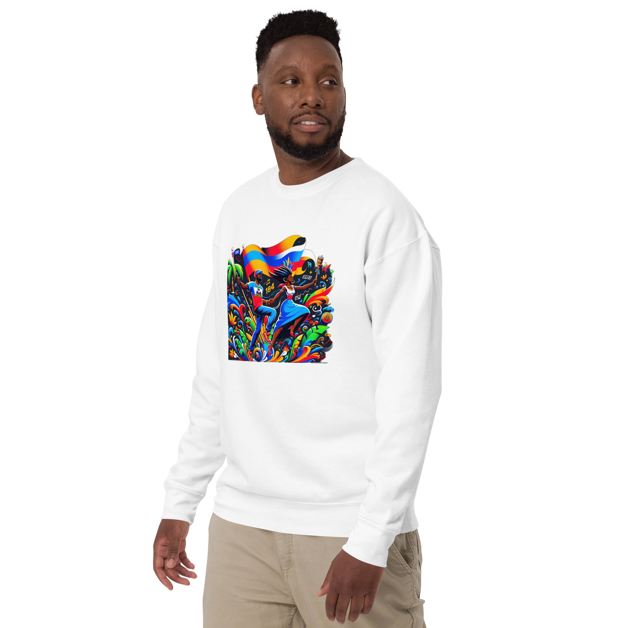 Haiti Pride Hoodie - Navy - Image 23