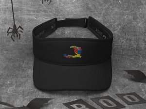 Haiti Pride Visor - Black