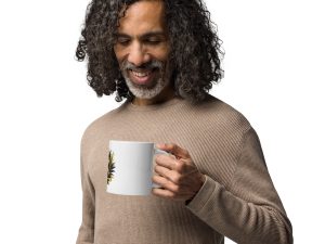 Jamaica Pride White Glossy Mug - White 20oz
