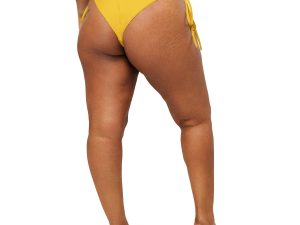 Jamaica Pride Recycled String Bikini Bottom - White