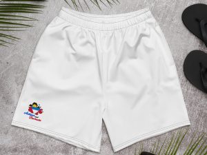 Antigua and Barbuda Pride Mens Recycled Athletic Shorts - White