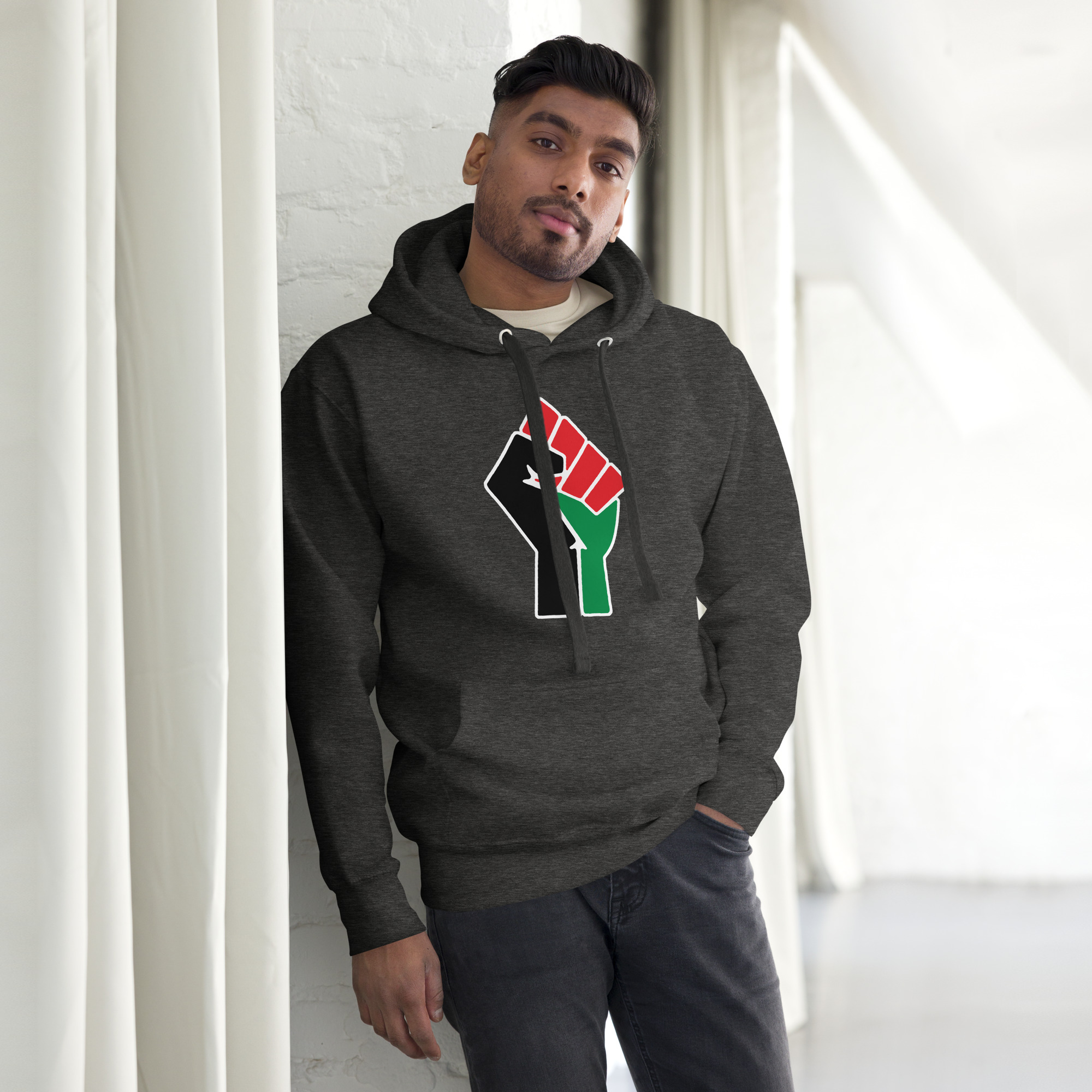 Cuba Pride Unisex Premium Hoodie - Black - Image 2