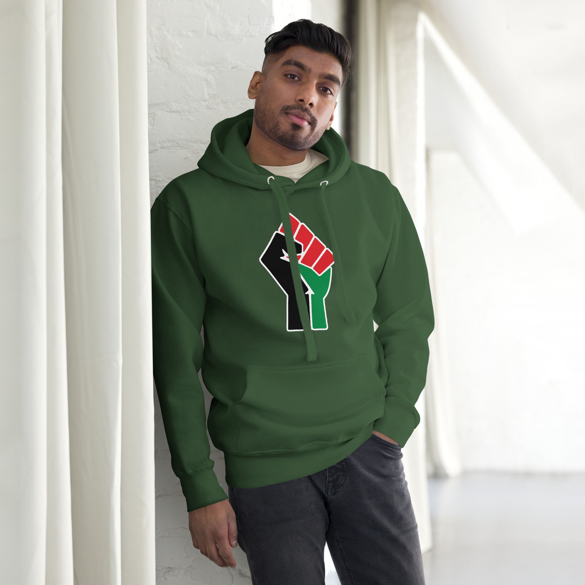Cuba Pride Unisex Premium Hoodie - Black - Image 4