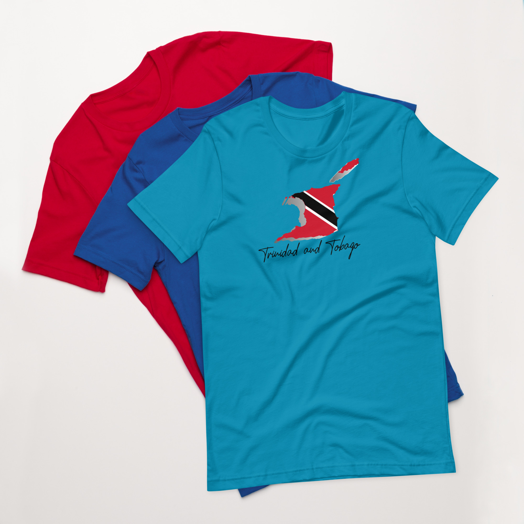 Trinidad and Tobago Pride Unisex Staple T-Shirt - Black - Image 6