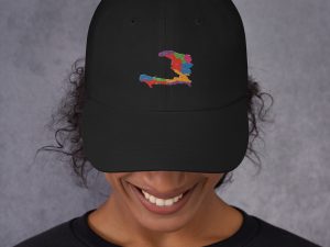 Haiti Pride Classic Dad Hat - Black