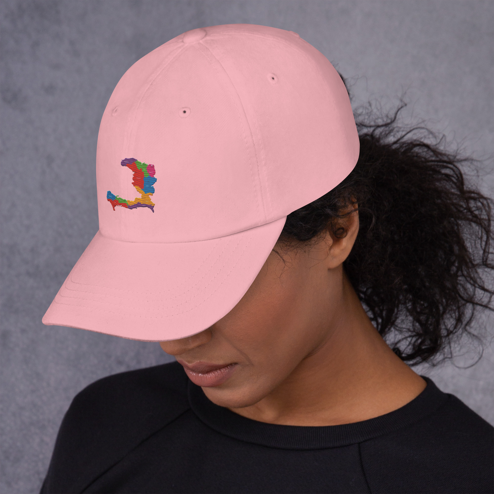 Haiti Pride Classic Dad Hat - Black - Image 22