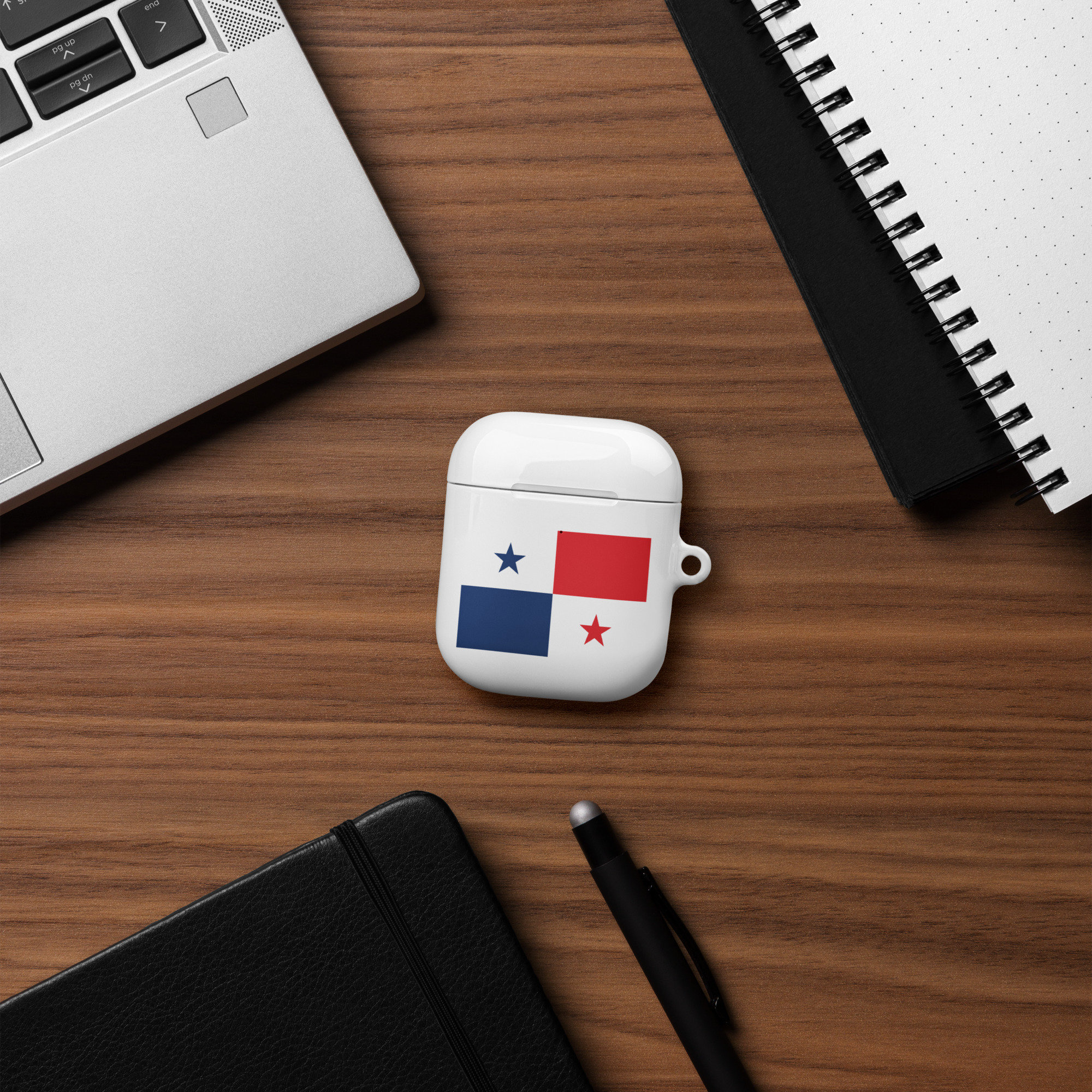 Caribbean Pride AirPods Case - White - Image 3