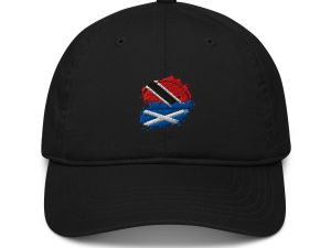 Trinidad and Tobago Pride Organic Dad Hat - Black