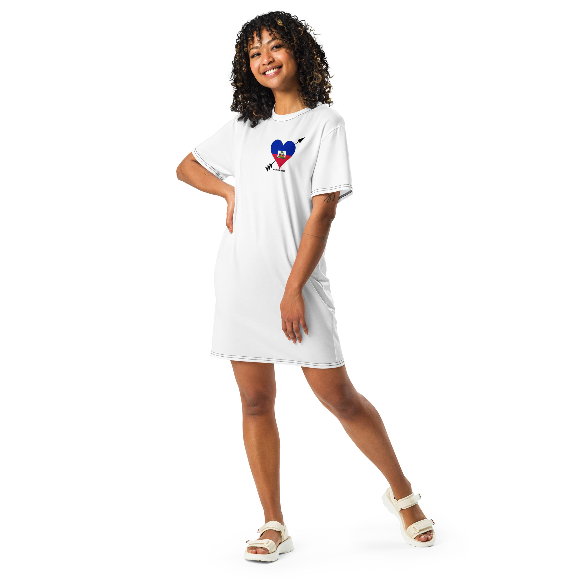 Iheart Haiti T-shirt dress