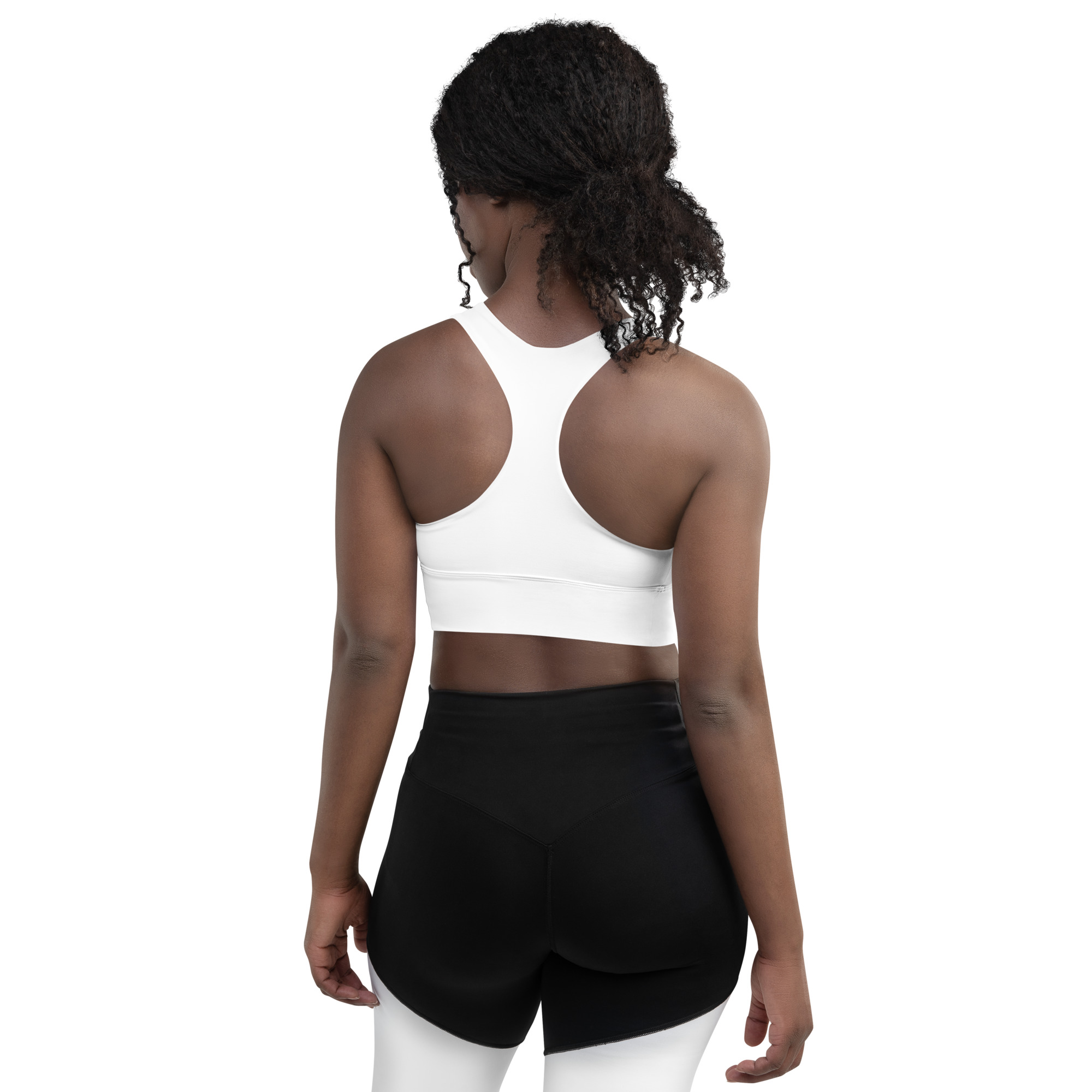 Ayetian Recycled Longline Sports Bra - Image 6
