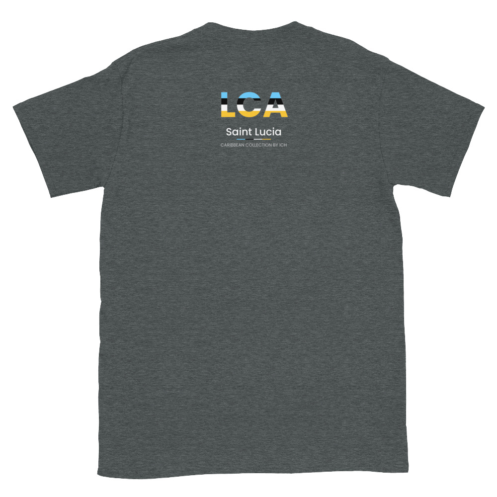 iSPADE Saint Lucia Statement Short-Sleeve Unisex T-Shirt