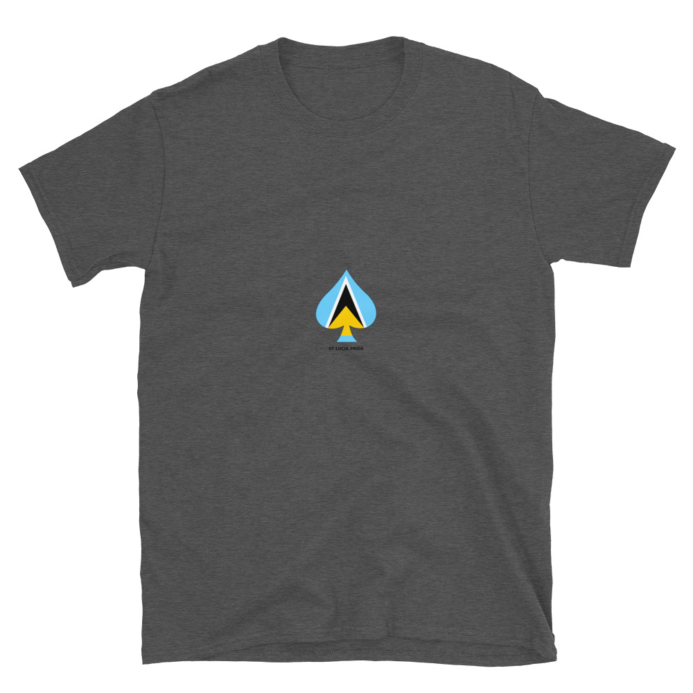 iSPADE Saint Lucia Statement Short-Sleeve Unisex T-Shirt - Image 4