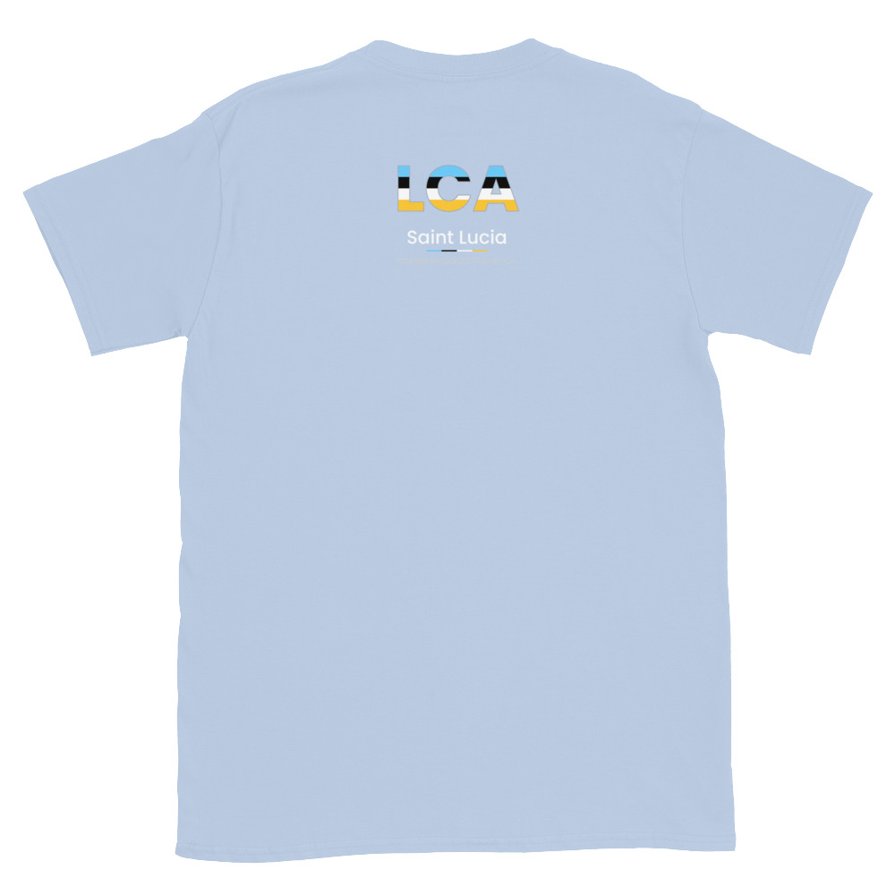 iSPADE Saint Lucia Statement Short-Sleeve Unisex T-Shirt - Image 9