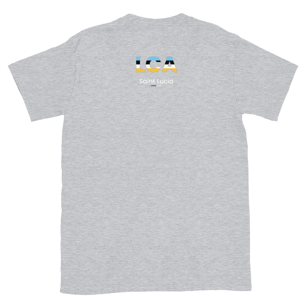 iSPADE Saint Lucia Statement Short-Sleeve Unisex T-Shirt - Image 11
