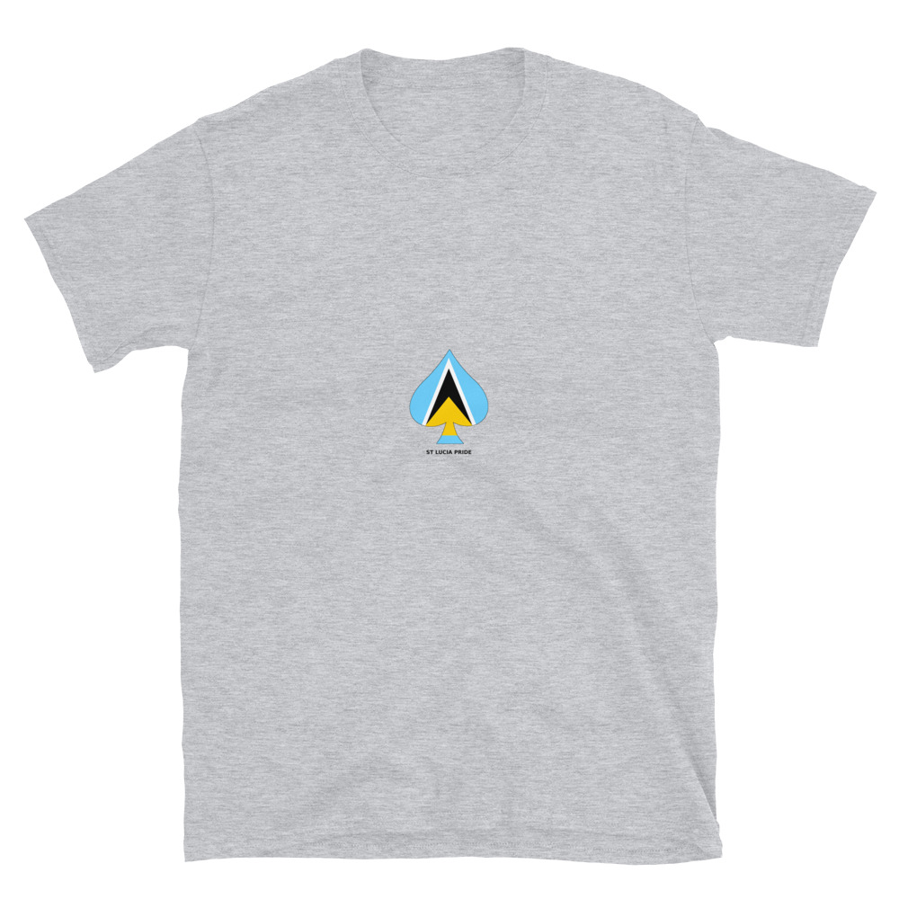 iSPADE Saint Lucia Short-Sleeve Unisex T-Shirt - Image 6