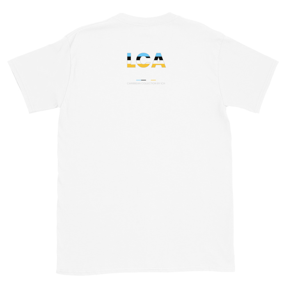 iSPADE Saint Lucia Statement Short-Sleeve Unisex T-Shirt - Image 13